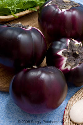 Comercial still life Aubergine, corn 3